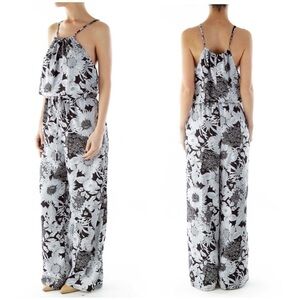 Liberty Of London X Target Jumpsuit Womens Small Floral Wide Leg Tropical Resort